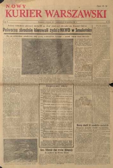 Nowy Kurjer Warszawski, 1943, R. 5, nr 92