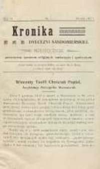 Kronika Diecezji Sandomierskiej, 1913, R. 6, nr 1