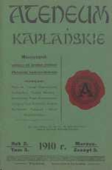 Ateneum Kapłańskie, 1910, R. 2, T. 3, z. 3