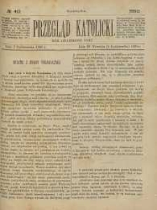 Przegląd Katolicki, 1890, R. 28, nr 40