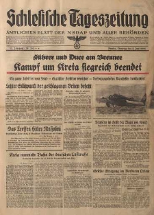 Schlesische Tageszeitung : Amtliches Blatt der NSDAP und aller behörden, 1941, R. 12, nr 152
