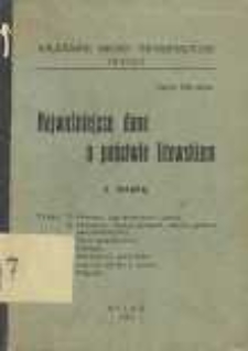 Najważniejsze dane o państwie litewskiem z mapką