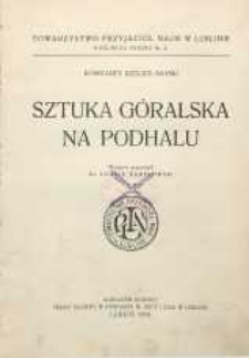 Sztuka góralska na Podhalu