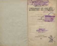 Główne prądy literatury XIX stulecia T.1