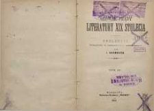 Główne prądy literatury XIX stulecia T.4