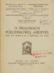 O Indjanach Południowej Ameryki (Sur les Indiens de L’amèrique du sud)