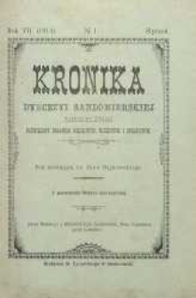 Kronika Diecezji Sandomierskiej, 1914, R. 7, nr 1
