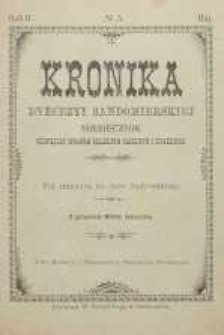 Kronika Diecezji Sandomierskiej, 1909, R. 2, nr 5