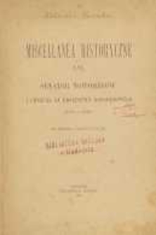 Senator Nowosilcow i cenzor za Królestwa Kongresowego (1819-1829) : (ze źródeł archiwalnych)
