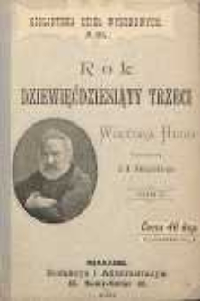 Rok dziewięćdziesiąty trzeci : pierwsze opowiadanie : wojna domowa T. 1