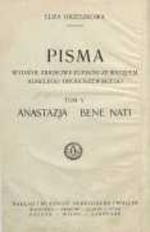 Anastazja; Bene nati