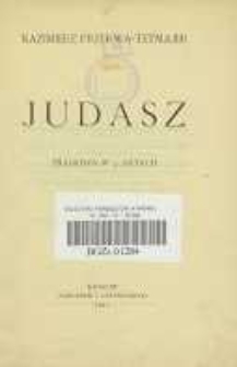 Judasz : tragedya w 4 aktach