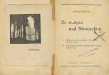 Ze studyów nad Słowackim