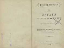 Studya nie z natury