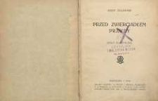 Przed zwierciadłem prawdy : szkice filozoficzne