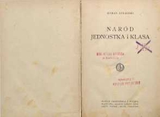 Naród, jednostka i klasa