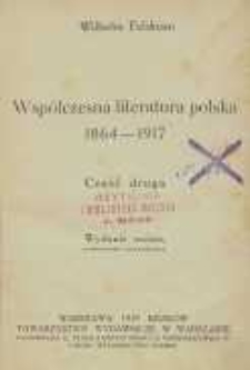 Współczesna literatura polska 1864-1917