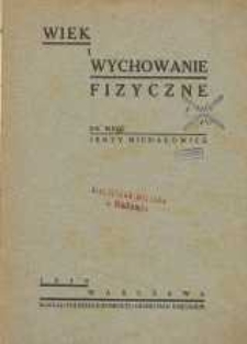 Wiek i wychowanie fizyczne