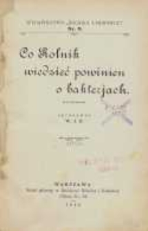 Co rolnik powinien wiedzieć o bakteriach