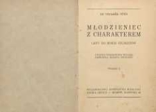 Młodzieniec z charakterem : listy do moich studentów