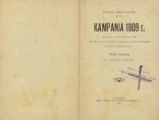 Kampania 1908 r. : raport o działalności armii pozostającej pod rozkazami ks. J. Poniatowskiego podczas kampanii 1809 r.