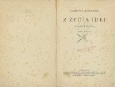 Z życia idej : studia i szkice. Ser. 2