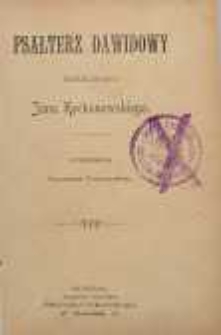 Psałterz Dawidowy przekładaniem Jana Kochanowskiego