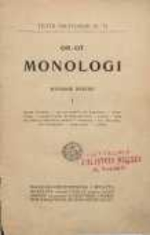 Monologi