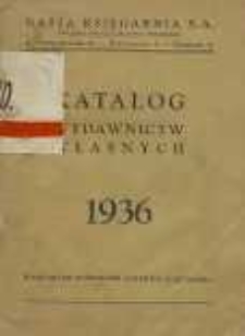 Katalog wydawnictw własnych 1936
