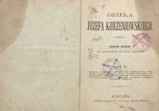Dzieła J&oacute;zefa Korzeniowskiego T. 11