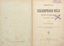 Hodowla i uszlachetnianie roślin gospodarskich