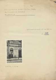 Książnica Publiczna T[owarzystwa] S[zkół] L[udowych] im. Ernesta Adama we Lwowie : sprawozdanie za 1935 r