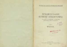 Sprawozdanie Komisji Ankietowej : badania warunk&oacute;w i koszt&oacute;w produkcji oraz wymiany T. 5, Węgiel