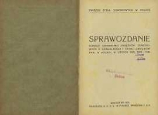 Sprawozdanie Komisji Centralnej Zwiążków Zawodowych z działalności i stanu związków zawodowych w Polsce, w latach 1922, 1923 i 1924