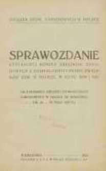 Sprawozdanie Komisji Centralnej Związk&oacute;w Zawodowych z działalności i stanu związk&oacute;w zawodowych w Polsce, w roku 1920-1921 : na II Kongres Związku Stowarzyszeń Zawodowych w Polsce (w Krakowie, dn. 24-28 maja 1922)
