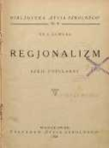 Regjonalizm : szkic popularny
