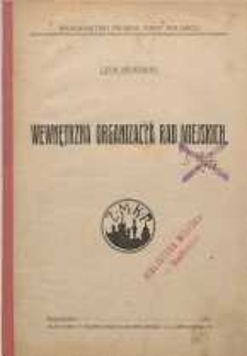 Wewnętrzna organizacja rad miejskich