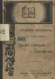 Spółki rolnicze i handlowe