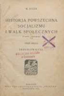 Historja powszechna socjalizmu i walk społecznych Cz. 2. Średniowiecze