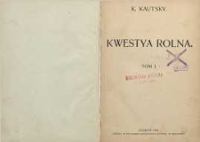Kwestya rolna T. 1
