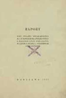 Raport Rady Związku Szwajcarskiego dla Zgromadzenia Związkowego o żądaniu ludu zakazania wolnomularstwa i podobnych stowarzyszeń