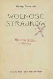 Wolność strajków