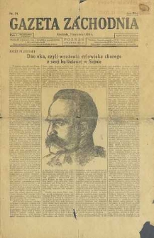 Gazeta Zachodnia, 1929, R. 1, nr 54