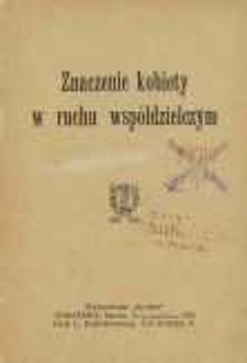 Znaczenie kobiety w ruchu współdzielczym