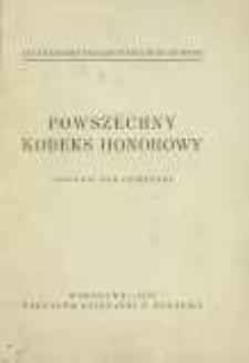 Powszechny kodeks honorowy