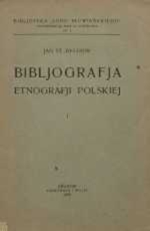 Bibljografia etnografji polskiej