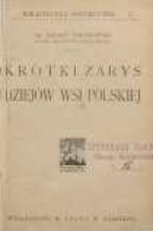 Krótki zarys dziejów wsi polskiej