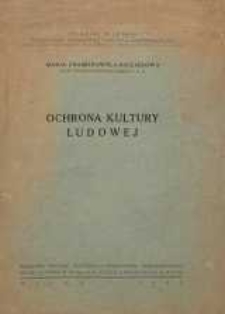 Ochrona kultury ludowej