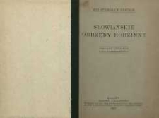 Słowiańskie obrzędy rodzinne : obrzędy związane z narodzeniem dziecka