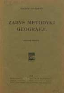 Zarys metodyki geografji